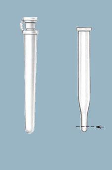 Микропробирка 0,4 мл с присоединенной крышкой