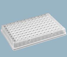 96-луночный планшет Multiply® для ПЦР c кромкой для роботизированных систем и ПЦР в режиме реального времени (MJ Research, Hybaid, Eppendorf, Amersham Bioscience, Stratagene, Bio-Rad, Techne)