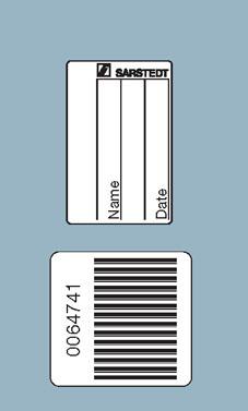 Пробирки с бумажной этикеткой
