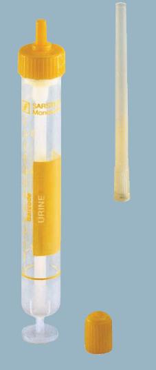 Urine-Monovette® для гигиеничного сбора мочи, транспортировки пробы и проведения анализа
