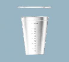 Контейнер 125 мл, РР, нейтральный, завинчивающаяся зеленая крышка из HD-PE