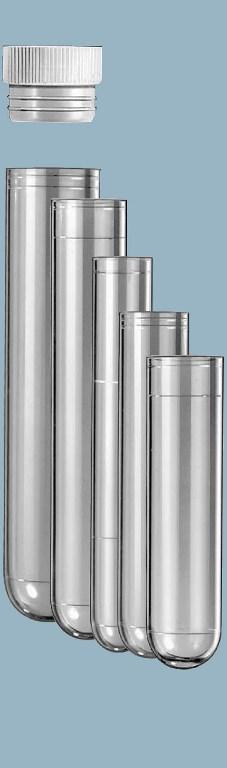 Пробирки с круглым дном, крышка-пробка